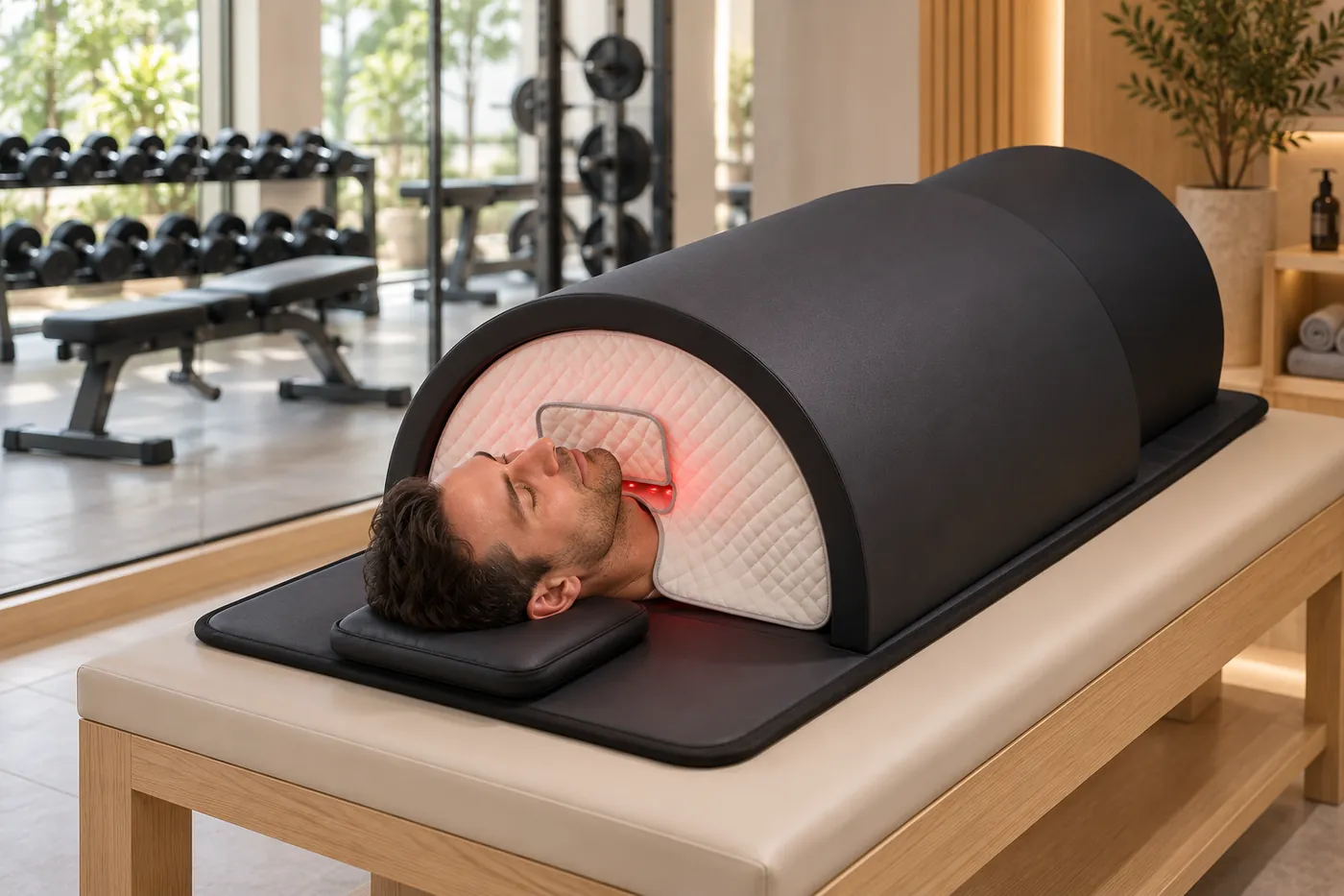 Séance près d’une salle de sport